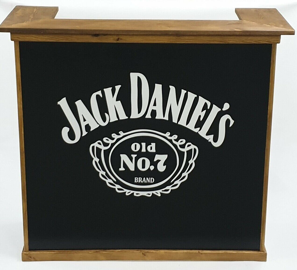 Black JD Home Drinks Bar, Cocktail Bar, Summer Bar, Garden Bar, Summerhouse Bar, Man Cave Bar, Jack Daniels.